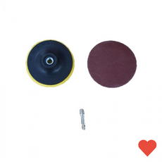 목공 원형 사포 75mm 드릴 연마 샌딩 페이퍼 연삭, 원형사포 400방, 1개