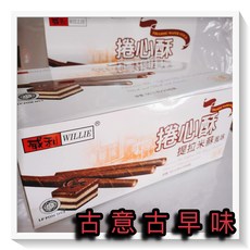 古意 古早味 捲心酥 (提拉米蘇風味), 1個, 巧克力 口味