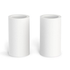 MEANLIN 2PCS 5 마이크론 화이트 필터 요소 교체 카트리지 키트 산업용 3단계 및 4단계 필터용 1.29" x 2.34" 침전물, Fiber, 1개