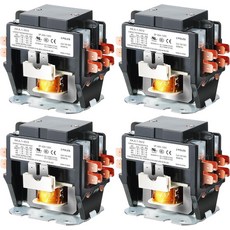 드레유 1팩 캐리어 HVAC 모터 접점 120V 30암페어 코일 2극 교체 릴레이 C230B 에어컨 히트 펌프 냉동 시스템과 호환 가능, 1