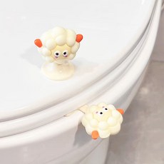 써니영마켓 화장실 변기커버 뚜껑 위생 손잡이 2종세트, 양 2종