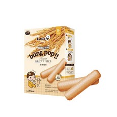 米大師 寶寶果然棒棒 青蘋果紅蘿蔔口味, 1個, 生機糙米 / 6099, 35g, 白米糙米