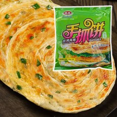 홍홍 중국식품 환펑 대만식 대용량 쇼좌빙 수좌빙 파맛 밀전병 충샹 중국전병, 450g, 1개