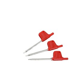 붉은 10pcs 기계 나사 깃발 도구 렌치 1. 홀더 공작 선반 공구, F. T15 박스 렌치