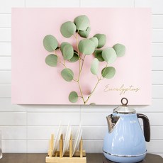 두꺼비집 배전함 가리개 북유럽 식물 캔버스 그림 액자 방꾸미기, 09 핑크 유칼립투스