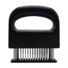 일자형 48핀 스텐칼날 미트해머 돈까스 고기 연육기, 1개, 1개입 도구