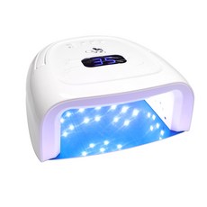 Ostar Nails 心緹 充電式手提萬用燈-60W 美甲光撩機 自動感應 美甲儀器 指甲燈 光撩燈 專業指甲 美甲燈, 1個, 白色