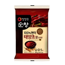 순창 현미 찰고추장 500g 비닐 (5046), 1개
