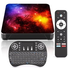 홈 시어터용 안드로이드 TV 박스 4GB RAM 32GB 스마트 TV 박스 안드로이드 4K 울트라 HD 2 4G / 5G 듀얼 밴드 WiFi 6 100M 이더넷 블루투스, Android TV Box 4+128GB