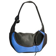 가리온 크로스 애견가방 슬링백, 블루, 소형 (33 x 9 x 23 cm), 1개