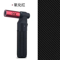 금속 고온 높은 화력 풍선 라이터 방풍 제트 불꽃 휴대용 토치 야외 캠핑 바베큐, 02 Red