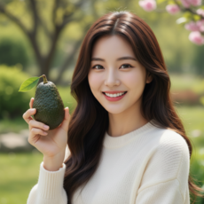 한정특가 프리미엄 고소한 아보카도, 1개, 1kg 갓수확<세이프유통>중대과 5과인기
