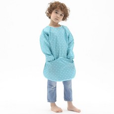 Plie 圖案長袖圍裙, 天空之心