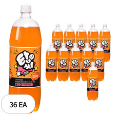 탑씨 제로 오렌지 탄산음료, 1.5L, 36개