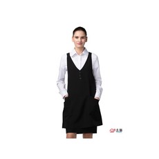 요들 YA091 포그니삼단추 앞치마 /앞치마/ 블랙(M L), 블랙(M), 1개