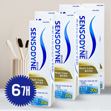 센소다인 멀티케어 충치 시린이치약, 120g, 6개