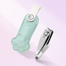 可愛風777貓爪手柄指甲剪 時尚便攜 美妝達人愛用卡通多功能小巧, 1個, 藍色:1個