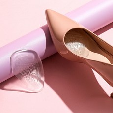 발앞꿈치 충격완화 실리콘 깔창 패드 발보호 쿠션, 1개