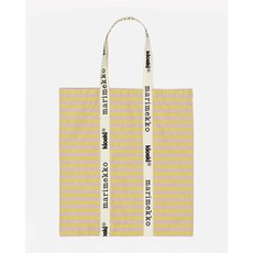 MARIMEKKO Carrier Midi Tasaraita 093347 light pink light yellow