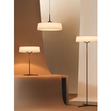 침실 샹들리에 패브릭 팬던트 식탁 조명 천장 행잉 라이트 서재 인테리어 다이닝룸, 블랙 플로어 램프 D450+H1400