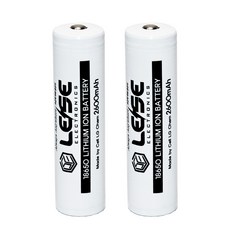 18650 배터리 (리튬이온 충전지), LG (2600mAh), 2개, 1개입