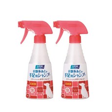펫키레이 라이온 애견용 강아지 산책 후 손발 샴푸 스프레이 270ml 2개