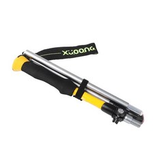 두리 등산스틱 등산지팡이 초경량 접이식 등산용스틱 1개, 여성용 S (퍼플 175cm 이하)