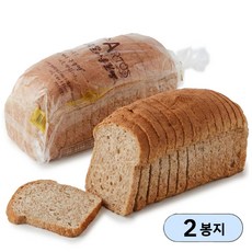 아르토스 통밀식빵 HACCP 통밀빵 샌드위치 토스트 식빵 (무방부제), 530g, 2개