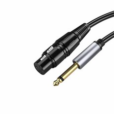 6.5mm轉XLR卡農線 公對母音源線, 1個, 1.5M