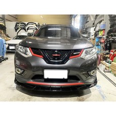 日產 X-TRAIL 競速版 鋼琴烤漆黑 前下巴, 1個