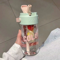 COLOR 隨行杯 輕量便攜隨行杯, 綠色, 1個, 800ml