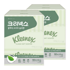 크리넥스 클래식 소프트 숲속향 () 각티슈, 1개, 12매