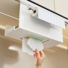 몽벨르 무타공 멀티 키친타올 홀더 걸이, 1개, 화이트