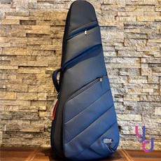 金川 Jinchuan B-2121 電民謠吉他袋 牛津布防水琴袋 雙肩背 黑灰藍可選, 深藍色電吉他, 1個