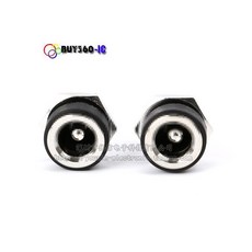 [38045] 優質DC電源插座 全銅 DC-022B 5.5*2.1/2.5MM 2腳 圓孔螺紋螺母 w。, 1個