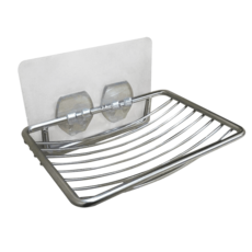 304無痕不鏽鋼, 詳見包裝, 1個, 【重復性背貼】肥皂盤一入