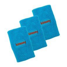 키모니 스포츠 밴드 30수 코튼 땀흡수 긴 손목아대, 블루그린, 3개