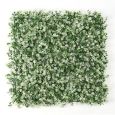 비타리토 벽장식 인조잔디 50x50cm 화이트그린