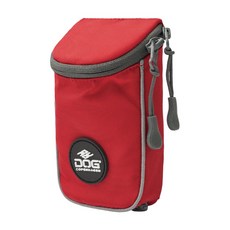 【DC丹麥犬】Pouch Organizer隨行包 可加裝到牽繩 收納袋 贈拾便袋 零食袋, 1個, 經典紅