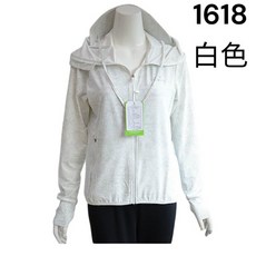 風雪狼 防曬外套 UPF50 涼感透氣 冰絲速乾 寬鬆版型 1618款 白色 2L