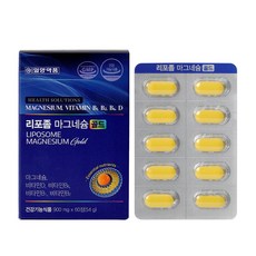 일양약품 리포좀 마그네슘 골드 - 체내 흡수율을 위함 리포좀 제형공법, 1개, 60정