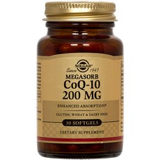 SOLGAR 無麩質輔酶Q10無糖軟膠囊 200mg, 30顆, 1罐