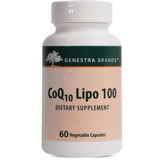 GENESTRA BRANDS CoQ10 Lipo 100 粒植物膠囊, 1個, 60 件