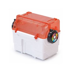 가오레 디스크 미니 보관함 27p, 레드(화이트), 1개