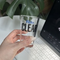 아소공방 필라이트 클리어 스몰 소맥잔 150ml, 2개