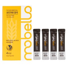 모벨로 냄새없는 저자극 새치 물염색약 4회분, 내츄럴블랙, 1개