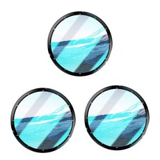 3pcs High Sensitivity Screen Film 3D Curved Bubbleless Installation compatible with 3S, 그림과 같이, 3개, 사이즈 이미지 참고