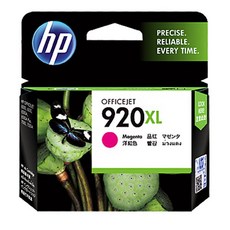 HP 920XL 大印量紅色墨水匣，原廠墨水，色彩鮮明，適用多款HP印表機, 1個