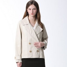 리스트 에코 레더 숏 트렌치 점퍼 택가격 328000원