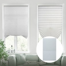 PS 무드랩 붙이는 셀프 블라인드 90x150cm 암막형 화이트 접착식블라인드